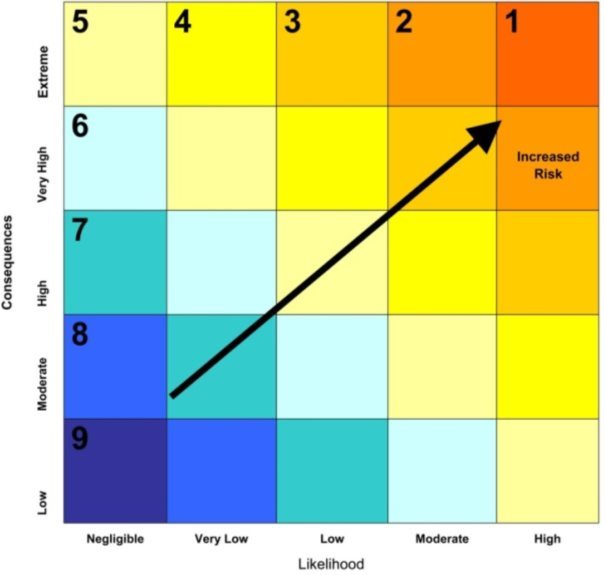Figure 8-1: Environmental Risk Matrix (Source: Rainy River EIS, AMEC).