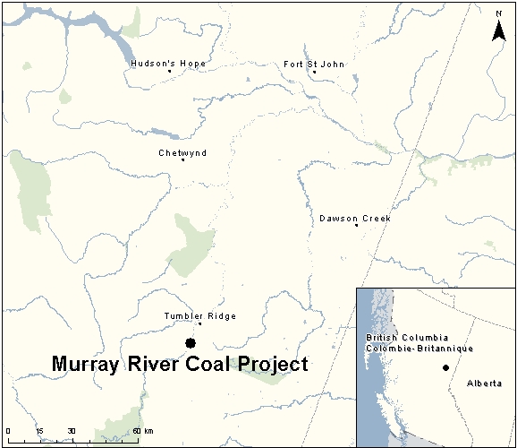 Map depicting the location of the project, as described in the current document.