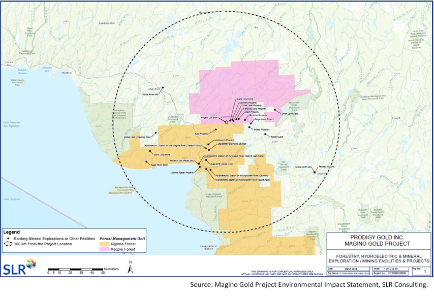 Figure 8 - Projects or activities that could potentially interact with the Project's effects</p><p>Source: Magino Gold Project Environmental Impact Statement, SLR Consulting.