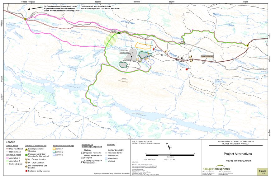 Description for Project Alternatives. Description follows.