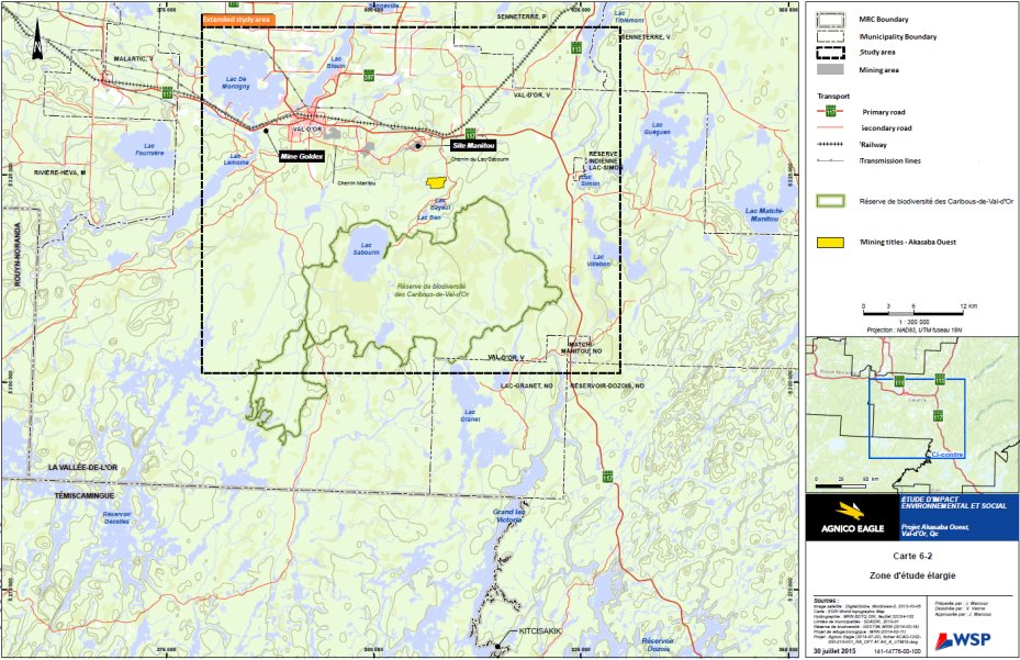 Figure 2: Extended study area