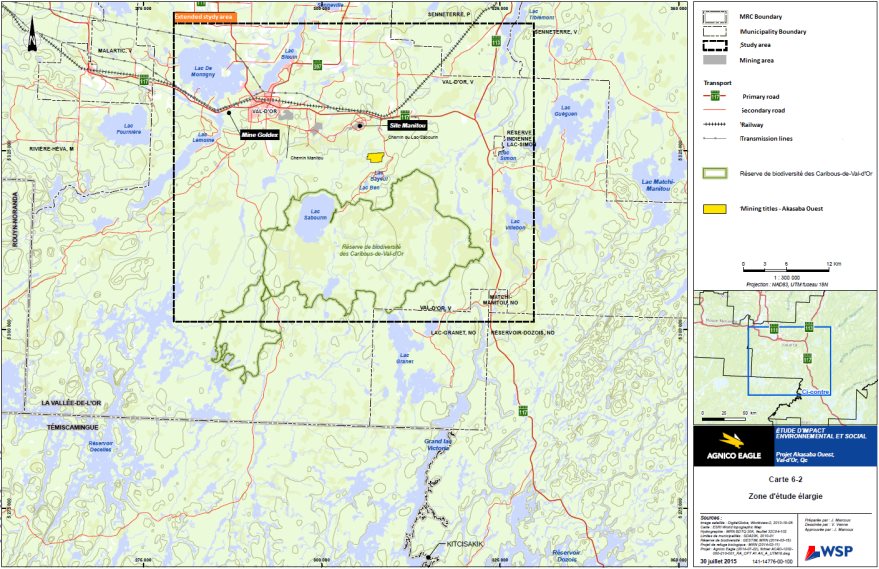 Figure 9: General Location of the Akasaba Project