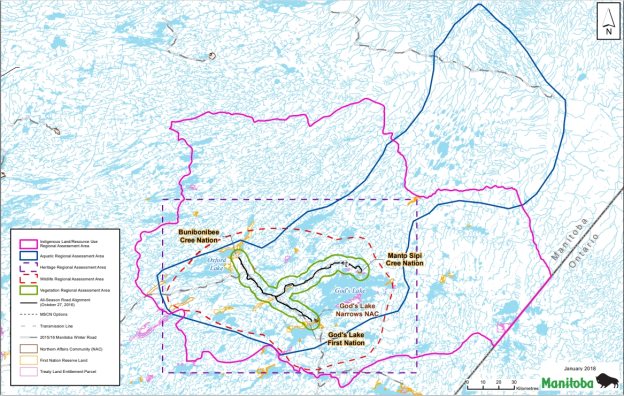 Figure 3: Regional Assessment Areas by Valued Component