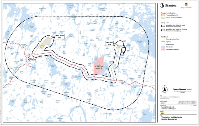 Figure B-12 Local and Regional Assessment Areas for Vegetation and Wetlands