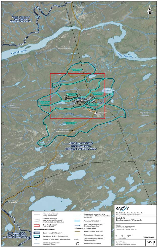 Figure 4: Location of Local Study Area and Watersheds
